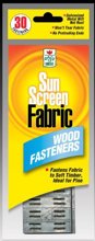 70030 Wood Fasteners Galvanize Sun Screen Fabric