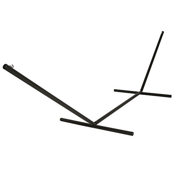 The Hammock Source L-STBKTX Hammock Stand Black Steel Tri-Beam Black