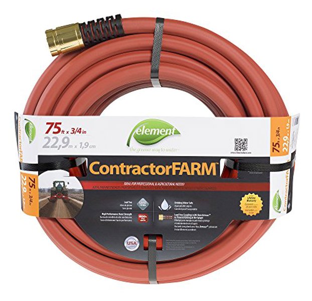 Colorite/Swan ELCE34075 Contractor Garden Hose 75 Ft Lead Free Kink Resistant