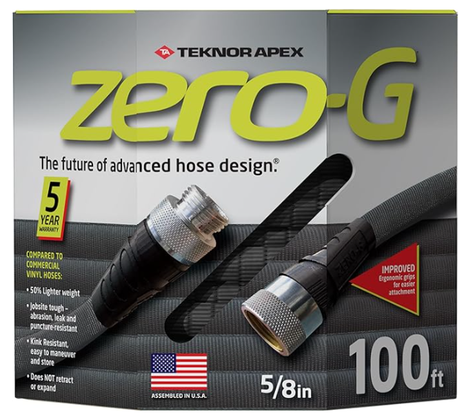 Teknor Apex 4001-100 High Burst Pressure Garden Hose 5/8 In X 100 Ft