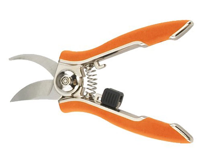 Dramm Corp 18012 Compact Pruner Stainless Steel Orange