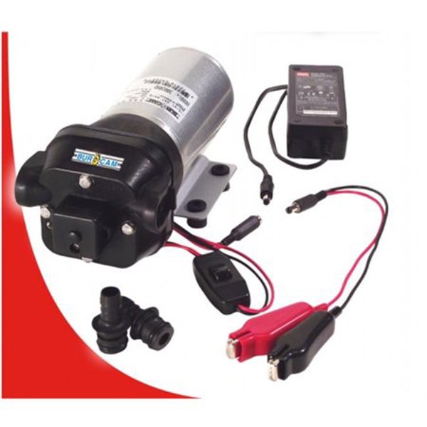 BUR-CAM PUMPS 300209DP Portable AC/DC Dual Voltage Pump