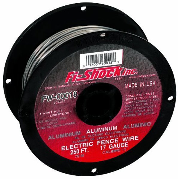 ZAREBA FW-00018D Electric Fence Wire 250 Ft Aluminum