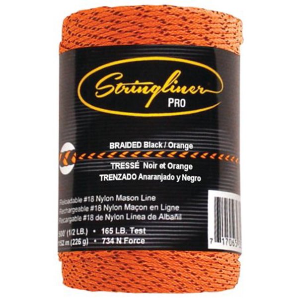 STRINGLINER BY U.S. TAPE CO 35491 Marking Twine 50 Ft Orange and Black