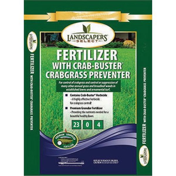 Landscapers Select 902726 Granular Fertilizer with Crab Grass Killer 15M