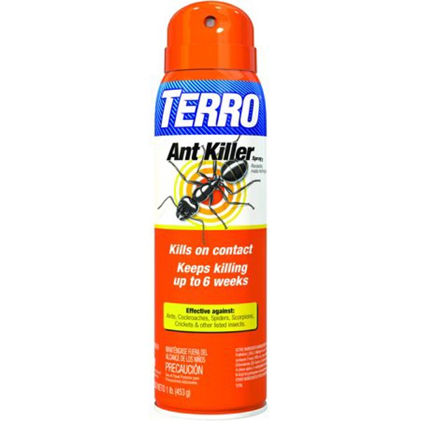Woodstream T401-6 Ant Killer Spray 16 Oz Aerosol Milky Emulsion