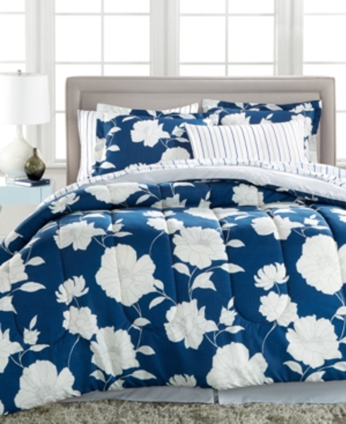 Brian Trading 14721602BB Comforter Set Full Paloma Floral Design Soft Fabric Multicolor