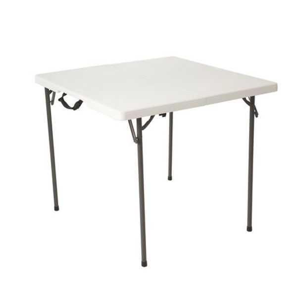 Lifetime 6 Foot Folding Table With High Density Polyethylene Top And Steel Frame For Indoor And Outdoor Use