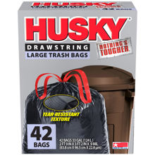 HK33DS042B 33 Gal Black Trash Bag