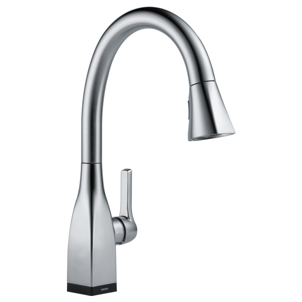 Delta Faucet 9183T-AR-DST Kitchen Single-Handle Faucet Arctic Stainless Steel with Touch2O Technology