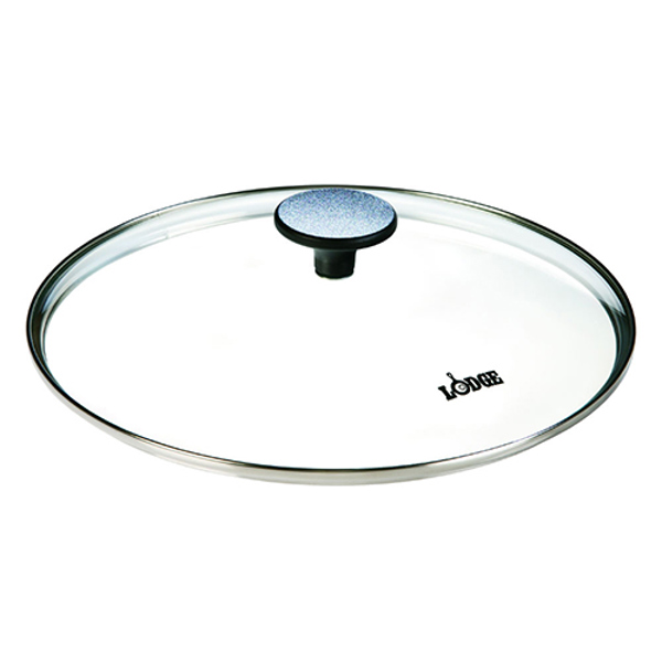Lodge MFG CO GL12 Glass Lid 12 In Tempered with Silicone Knob