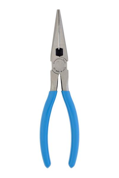 Channellock 317 Long Nose Pliers Heavy Duty 8 Inch Blue Handle with Cutter