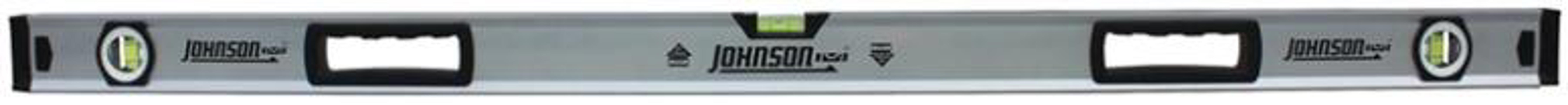Johnson Level & Tool 1741-4800 Box Beam Level 48 In Aluminum 1-1/8 In Non-Magnetic 3 Vial