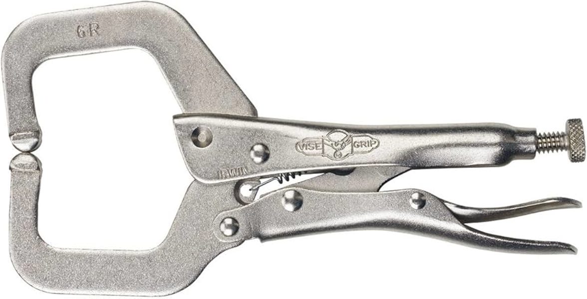 IRWIN INDUSTRIAL 17 Locking C-Clamp 2-1/8 In Throat 1-1/2 In Diameter