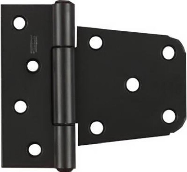 National Hardware N223-867 Black Gate Hinge 3.5 In Leaf Steel 48 Lb