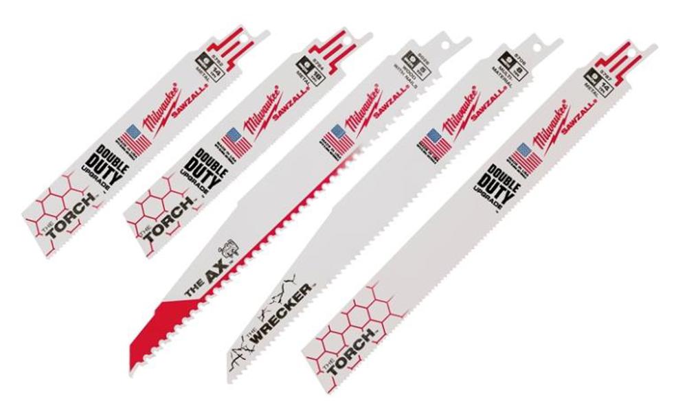 Milwaukee 49-22-1105 Reciprocating Saw Blade 5 Piece 6 In and 9 In Length