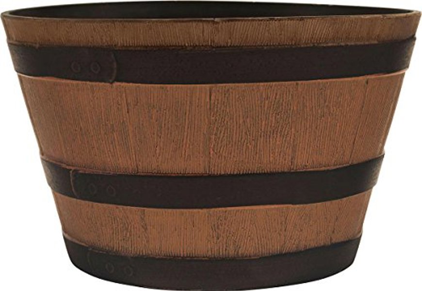Southern Patio HDR-012207 Planter 15.5 Natural Oak