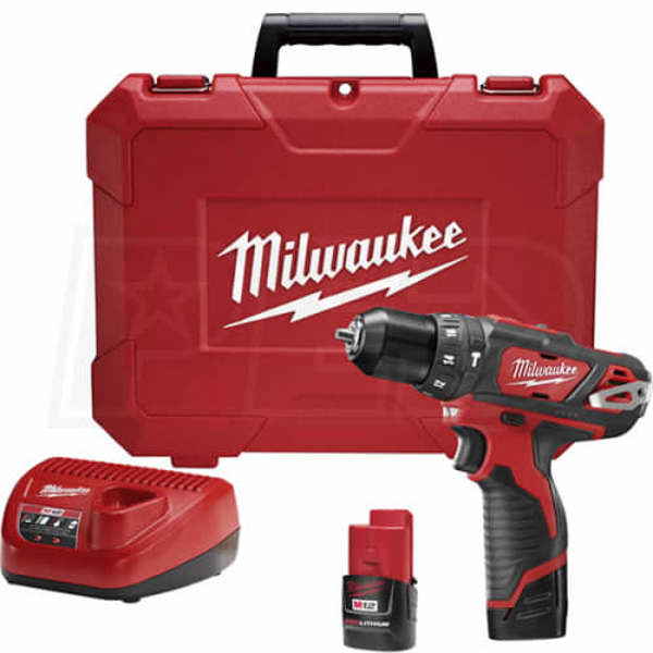 Milwaukee 2408-22H Hammer Drill Kit with HACZELL Packed In