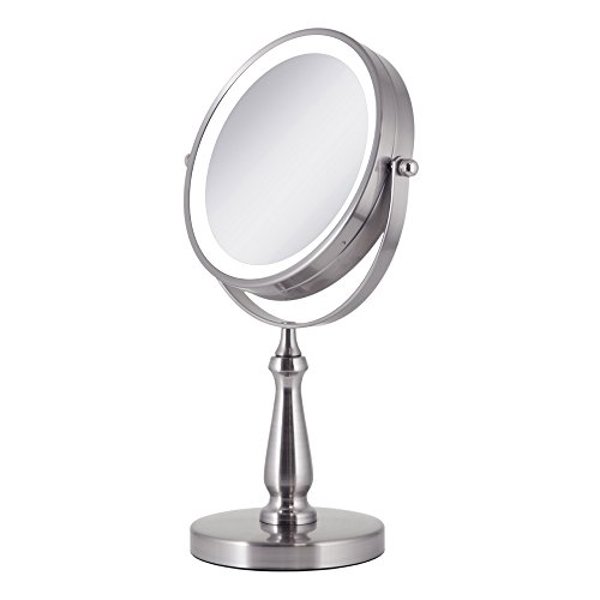 ZADRO LVAN48 Cordless LED Lighted Vanity Mirror 1X to 8X