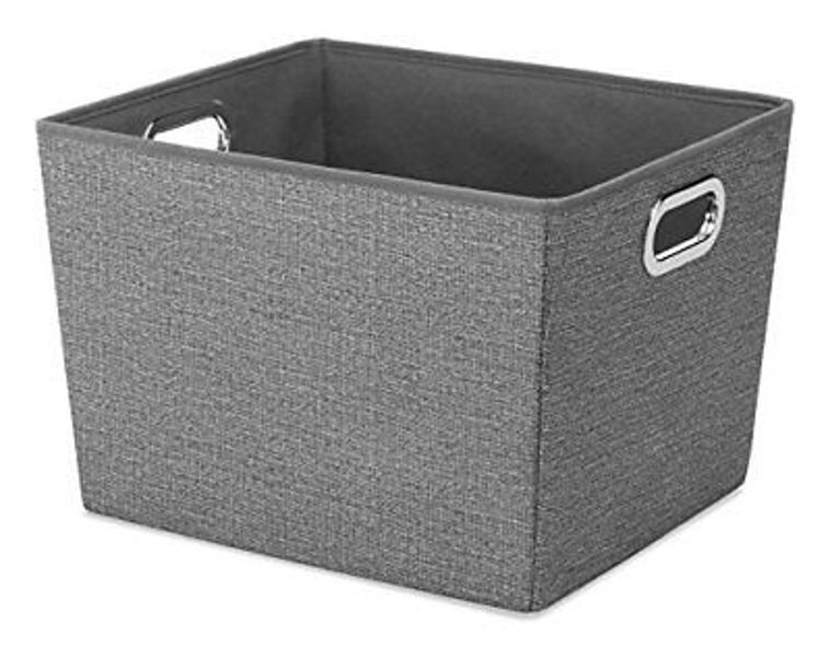Whitmor Inc 6283-105 Medium Crosshatch Tote Gray