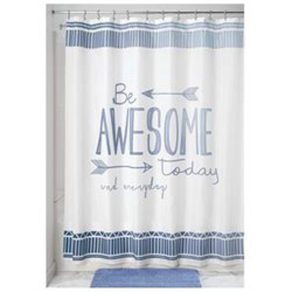 InterDesign 65820 Shower Curtain Be Awesome