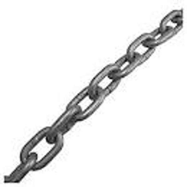KING TREASURE DISTRIBUTION MIAMI CHG384C Galvanized Chain 3/8 In 400 Ft Per Barrel Hot Galvanized