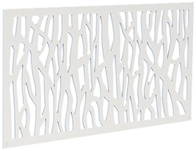 Barrette Outdoor Living 73004790 Fence Screen Panel 2x4 Ft PVC White