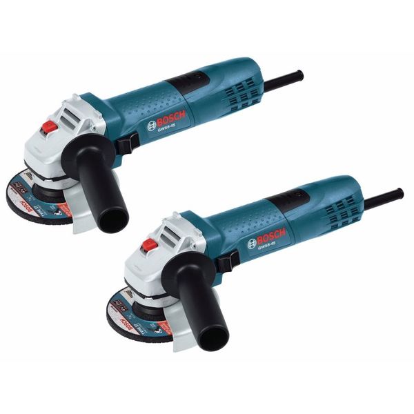 Bosch GWS8-45-2P Angle Grinder 120V Slim 4-1/2 In 2 Pack