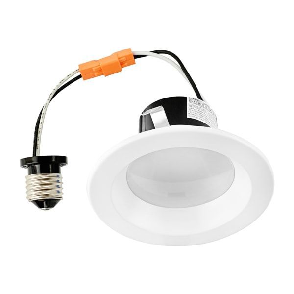 Luminoso DL4RB231150KYW Retrofit Trim Round Baffle Lighting Fixture Dimmable 120V