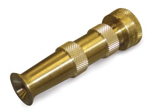 1403-3591) 12380 Brass Adjustable Heavy Duty Hose Nozzle