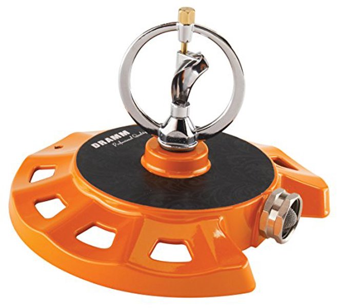 Dramm Corp 10-15072 Spinning Sprinkler Orange
