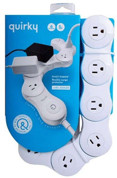 Viatek VPVP-WH01 Multi Outlet Flexible Surge Protector White