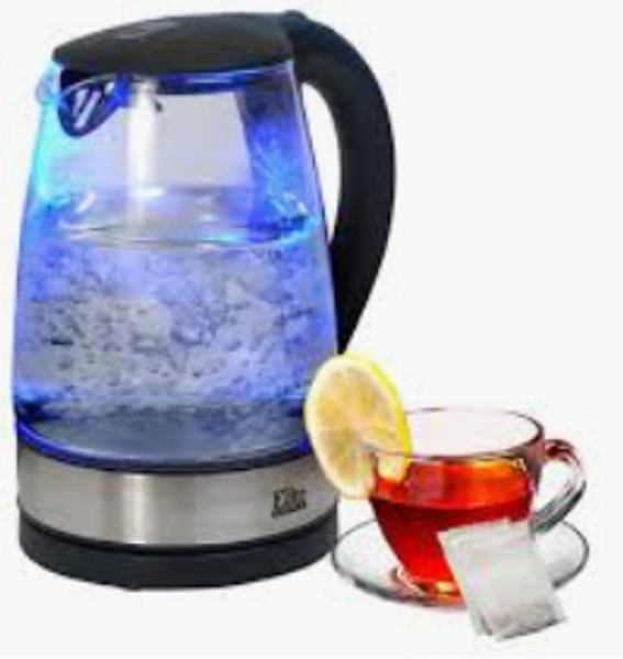 Elite Maxi-Matic EKT-200 Electric Glass Cordless Kettle