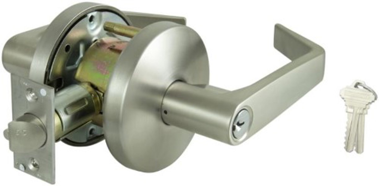 ProSource Y360CV-PS Entry Door Lock Stainless Steel SC1 Keyway