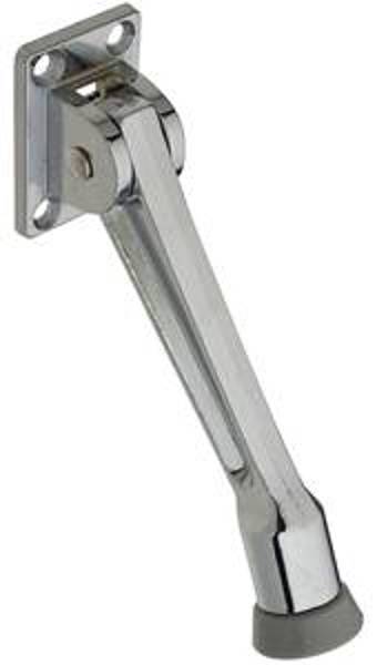 National Hardware N226-977 Kickdown Door Stop Chrome