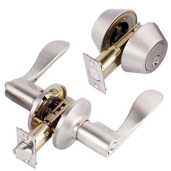 Toledo & Co Inc T-CV1501JAUS15 Combo Set Double Cylinder Lever Stainless Steel