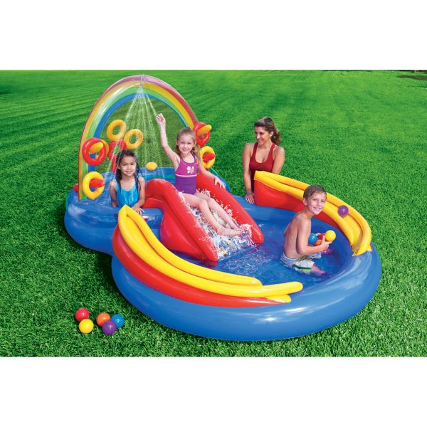 Intex Recreation Corp 57453EP Inflatable Waterplay Center Age 2+ 117 X 76 X 53 Inch Multicolor