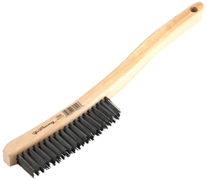 Forney Industries Inc 70504 Wire Scratch Brush With Thin Wood Handle