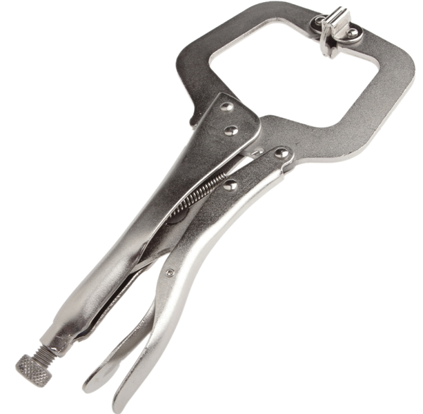 Forney Industries Inc 70202 Deluxe Locking Pliers 3-3/4 In Throat with Jaw Paws