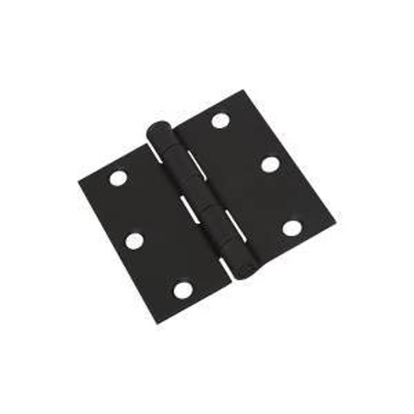 National Hardware N241-182 V512 Door Hinge 3 In x 3 In Black
