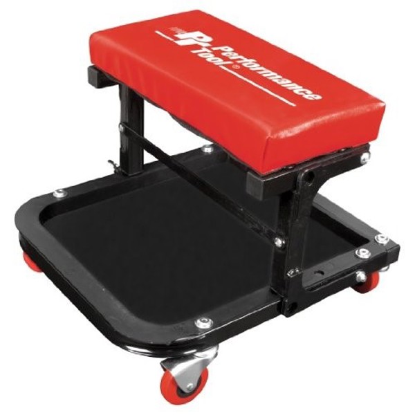 Performance Tools W85021 Folding C-Frame Seat with Tool Tray