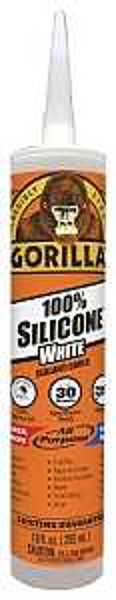 Gorilla Glue Company 108318 Silicone Sealant 40 Deg White