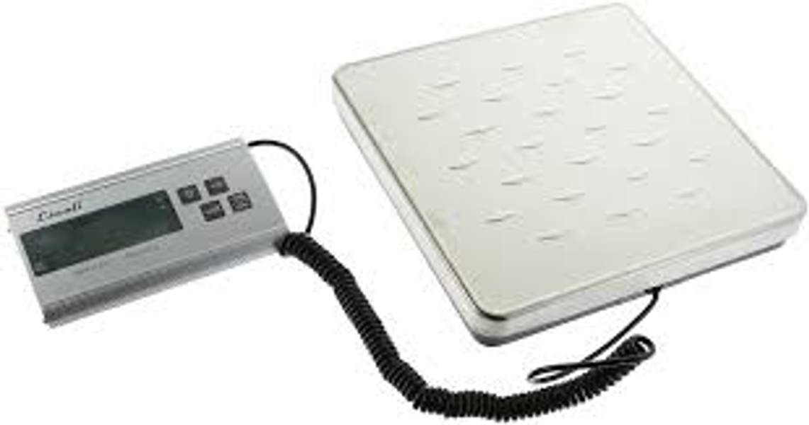 Escali 120S Large Platform Scale 265 Lb Capacity Stainless Steel
