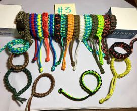 Bracelet Paracord Medium Assorted Patterns