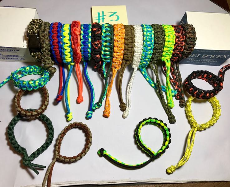 JAVIER ELVIR VENTURA Bracelet Paracord Medium Survival Bracelet Assorted Patterns