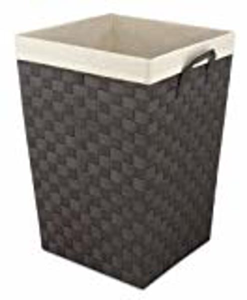 Whitmor Inc 6581-3905-ESPR Hamper with Liner Woven Strap Espresso