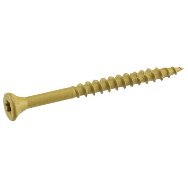 Hillman Group 48423 Deck Screw 4 In #10 1 Lb Tan Star Flat Head Plus 1 Exterior