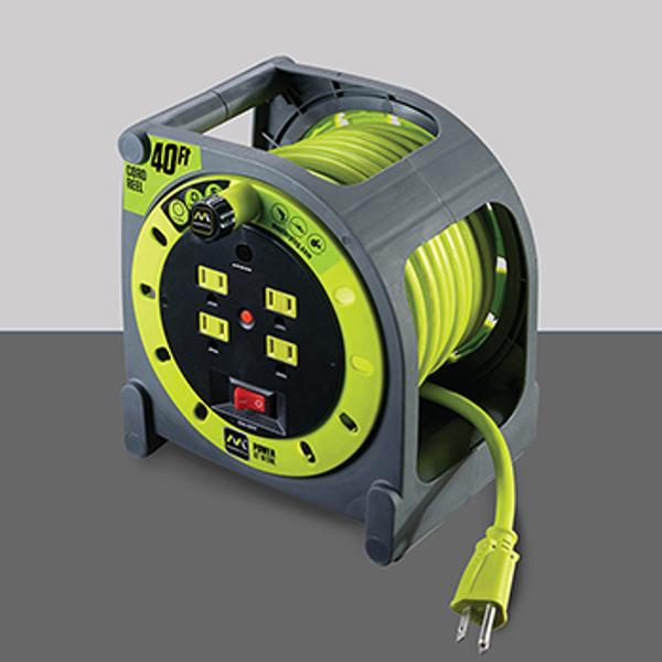 Luceco HMA401214G4SL-US Cable Reel 4 Case Reel