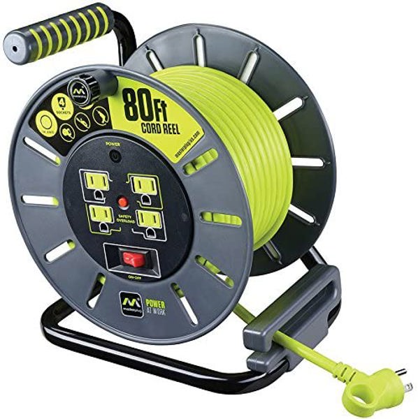 Luceco OLA801114G4SL-US Cable Reel 8 Open Reel