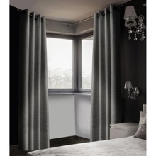 51356.Z.75 Blackout Curtain with Metal Grommets Grey
